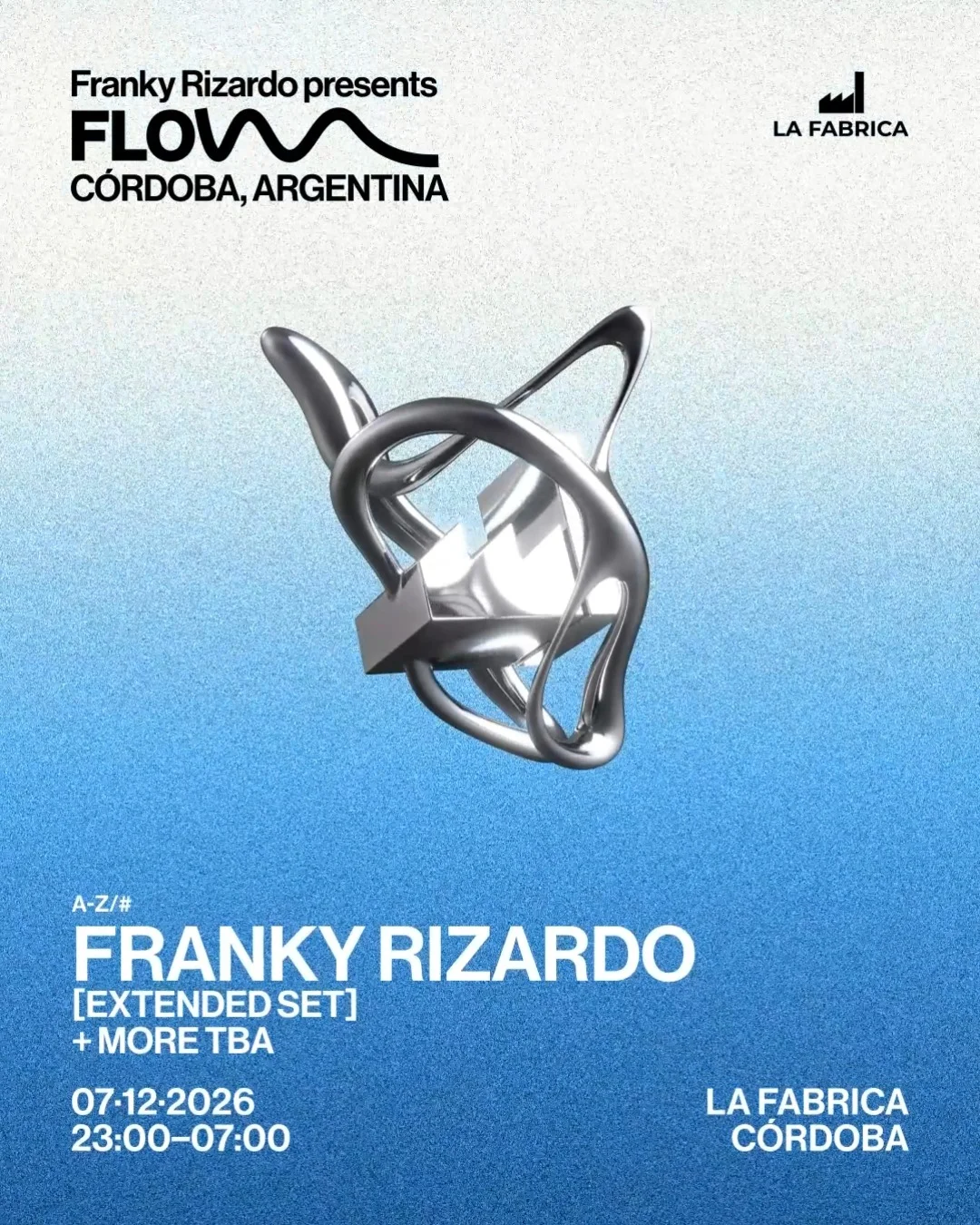 Flyer de FRANKY RIZARDO, 07.12.2026