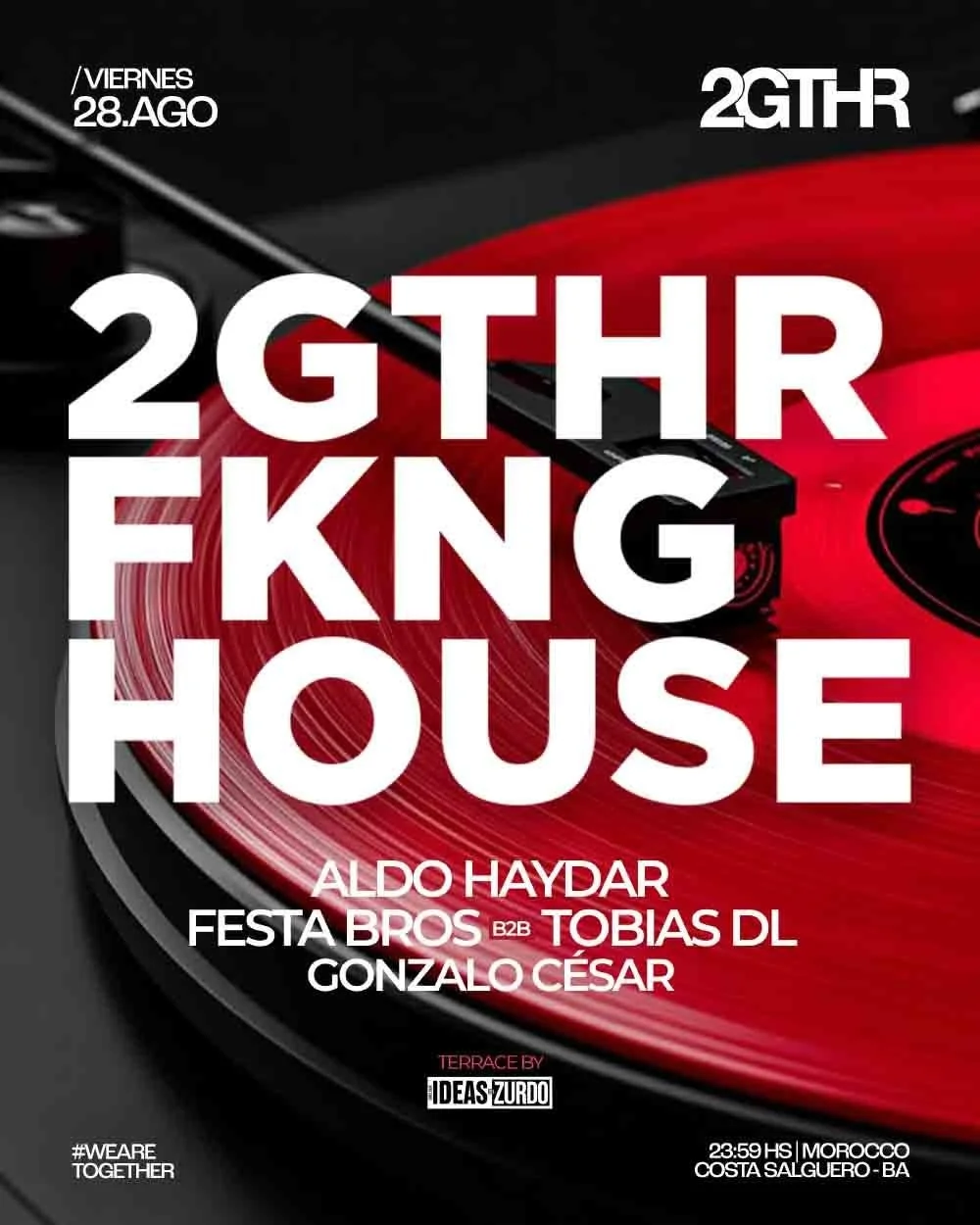 Flyer de FKNG HOUSE: ALDO HAYDAR, 28.08.2026