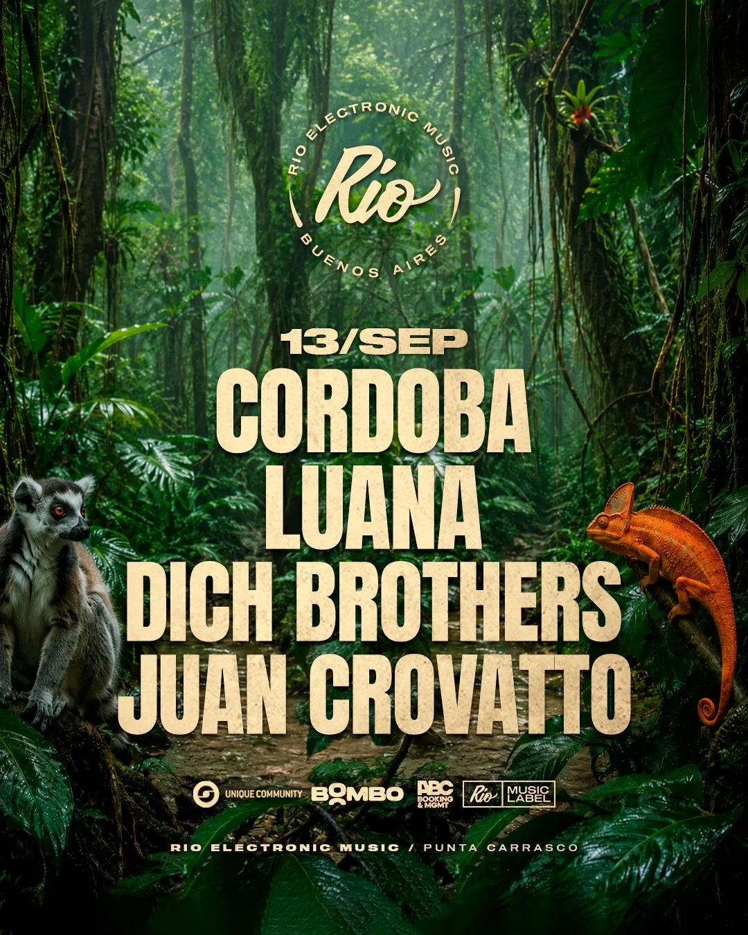 Flyer de CORDOBA, LUANA & MORE, 13.09.2026