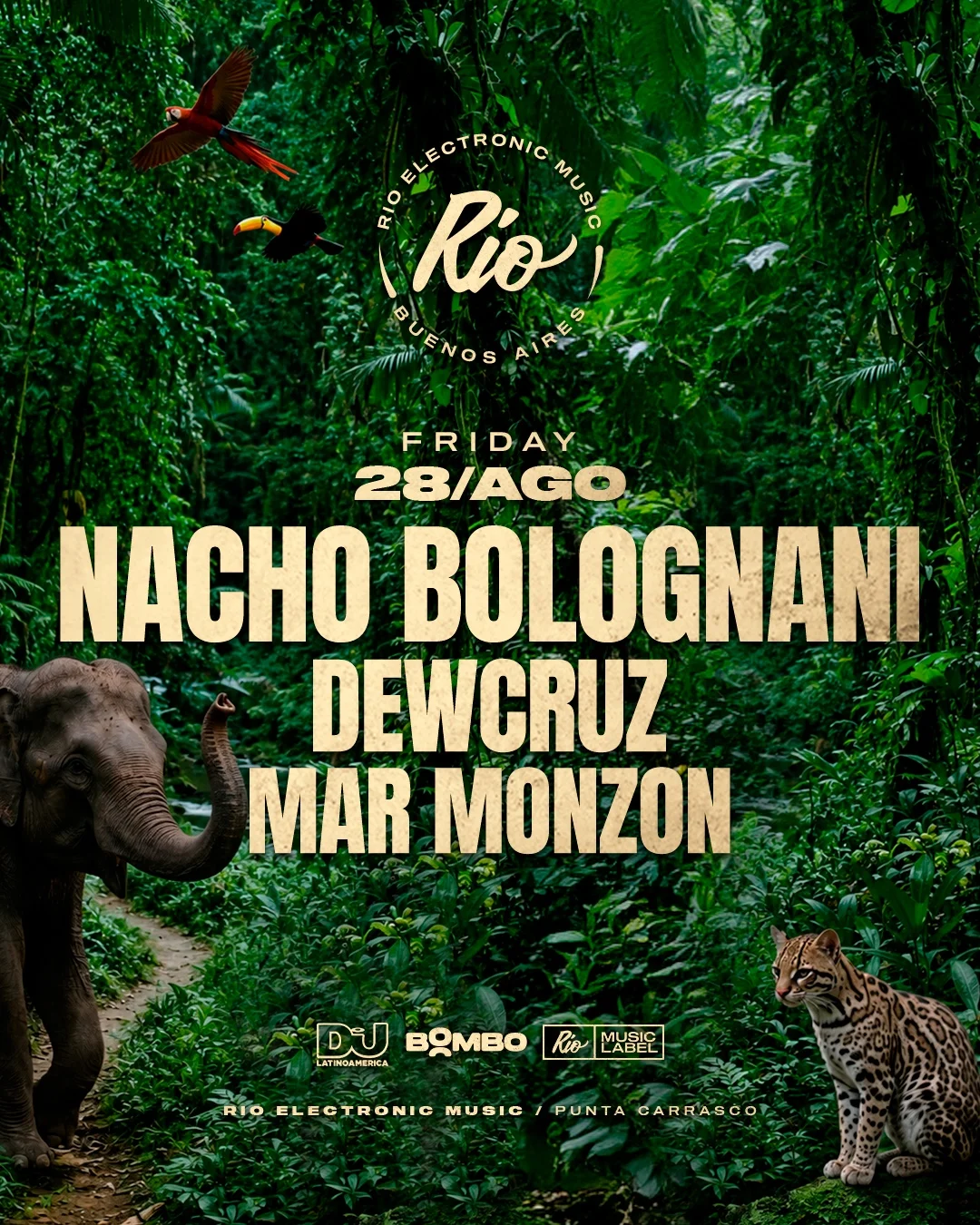 Flyer de NACHO BOLOGNANI, 28.08.2026