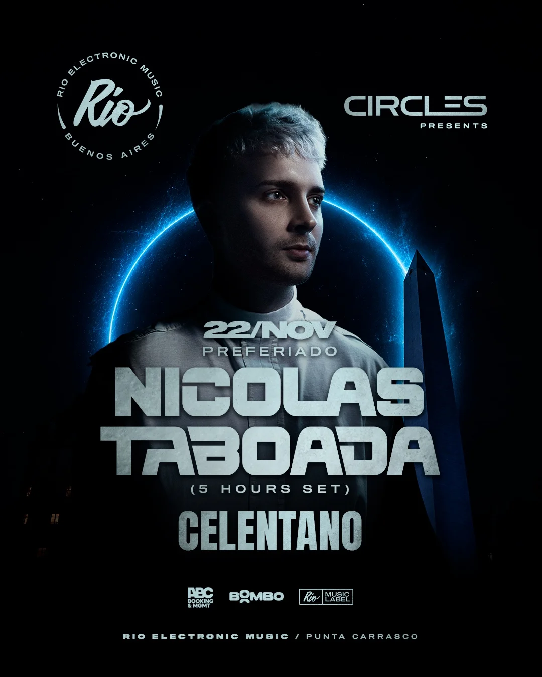 Flyer de NICOLAS TABOADA (5 HOURS SET), 22.11.2026