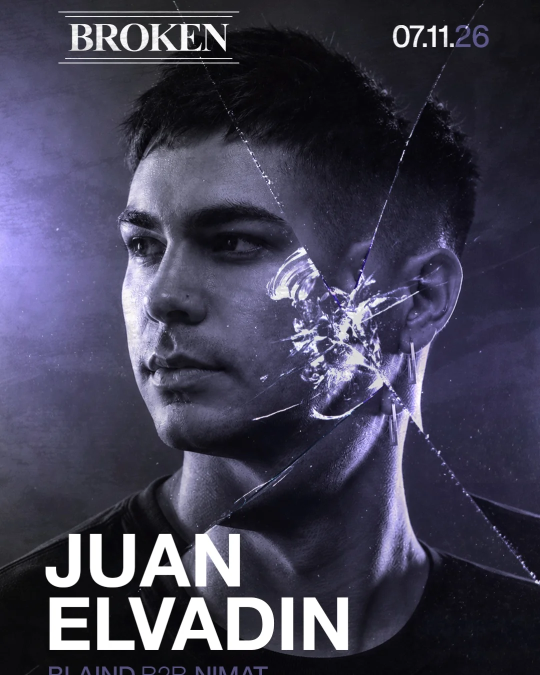 Flyer de BROKEN CH. III - JUAN ELVADIN, 07.11.2026
