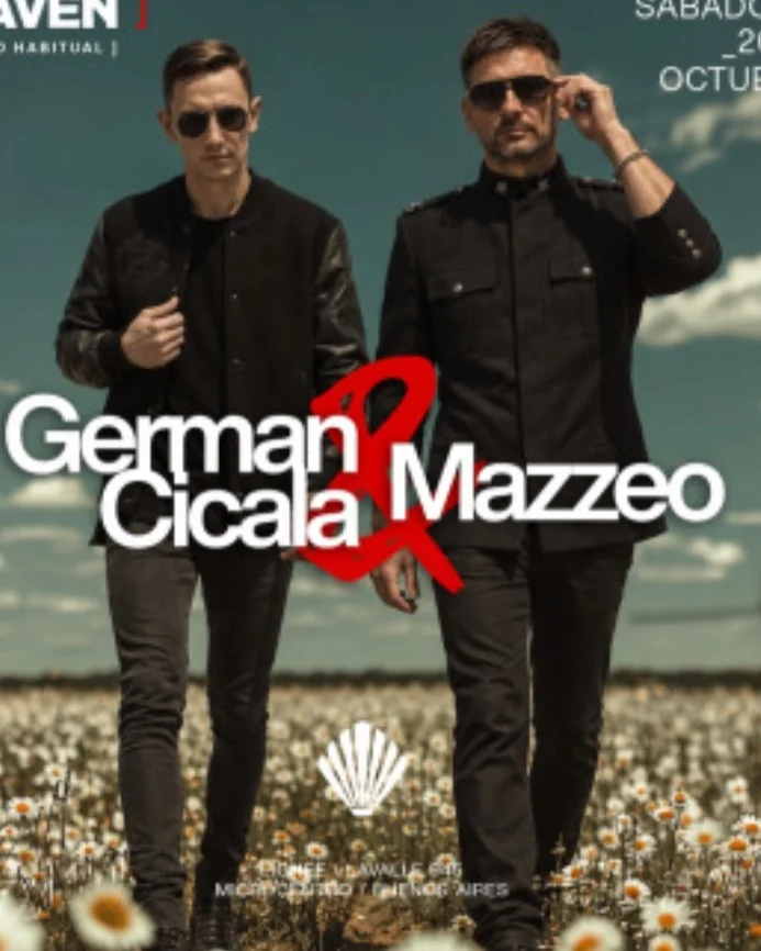 Flyer de LIGNEE - GERMAN CICALA & MAZZEO SABADO 17 DE OCTUBRE