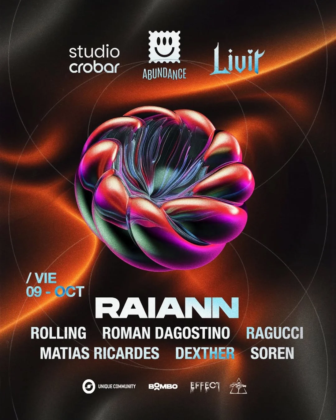 Flyer de RAIANN
