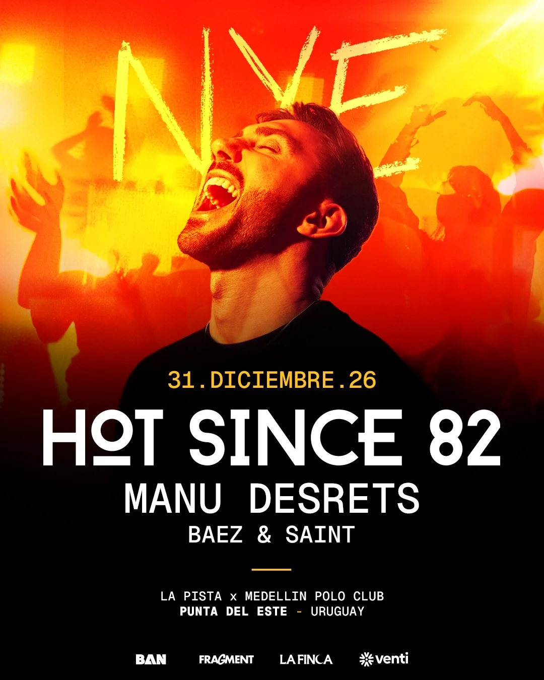 Flyer de HOT SINCE 82, 31.12.2026