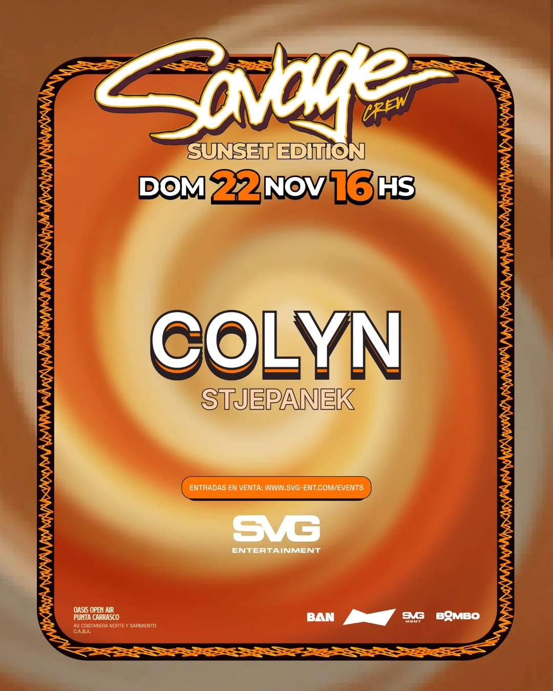 Flyer de COLYN | SUNSET EDITION, 22.11.2026