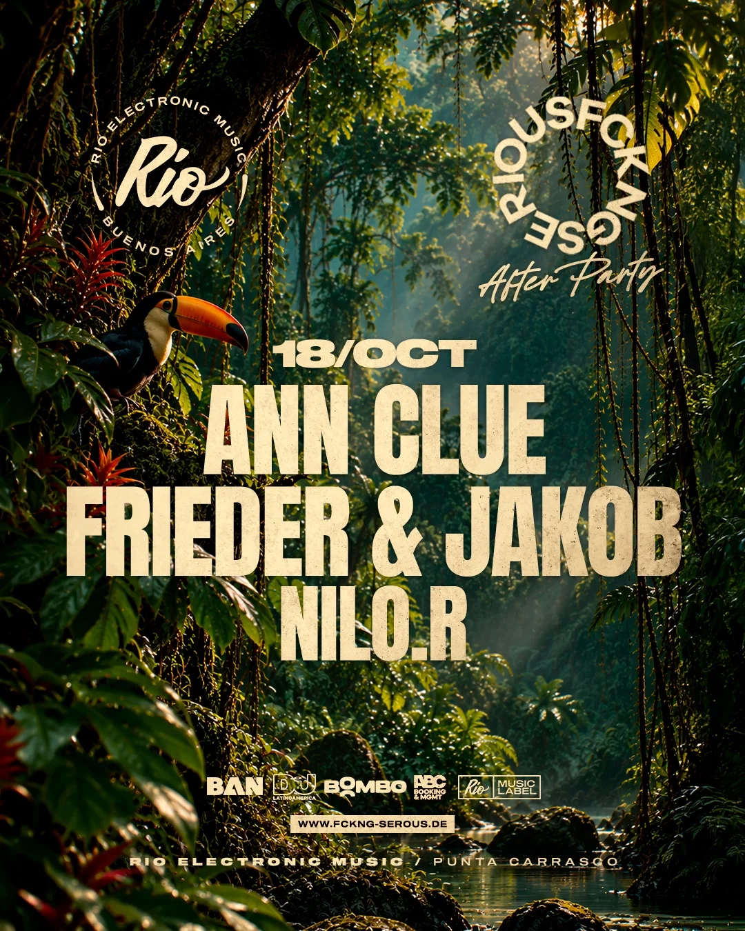 Flyer de ANN CLUE, 18.10.2026