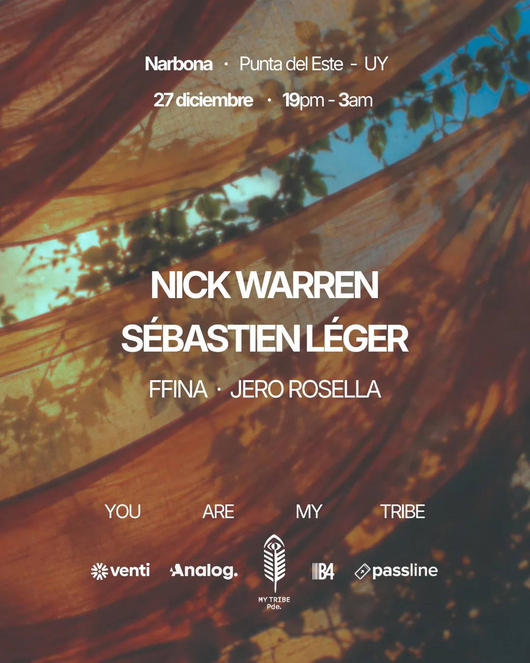 Flyer de NICK WARREN | SEBASTIEN LEGER, 27.11.2026