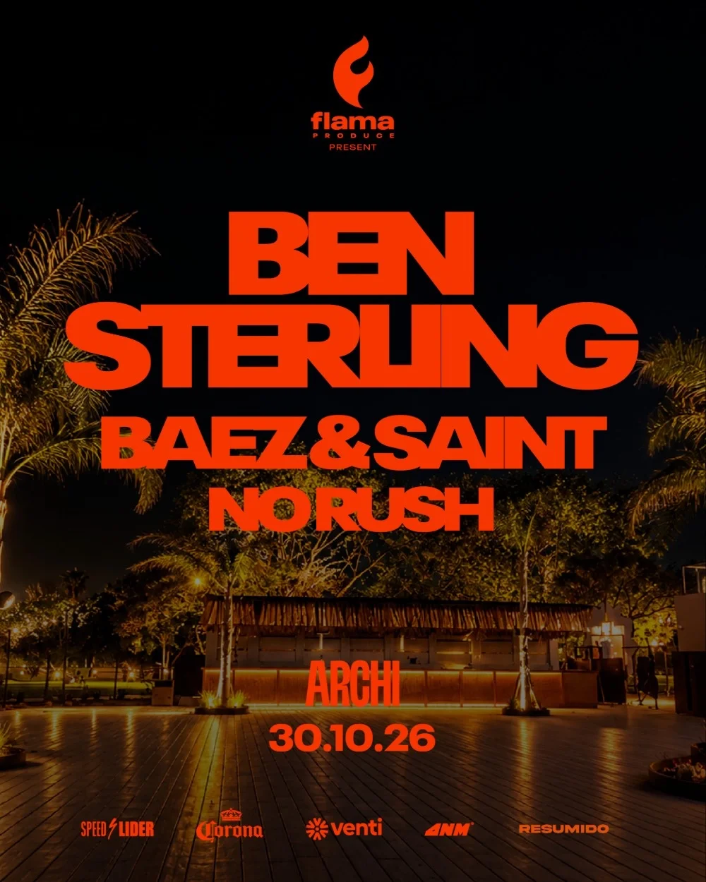 Flyer de BEN STERLING, 30.10.2026