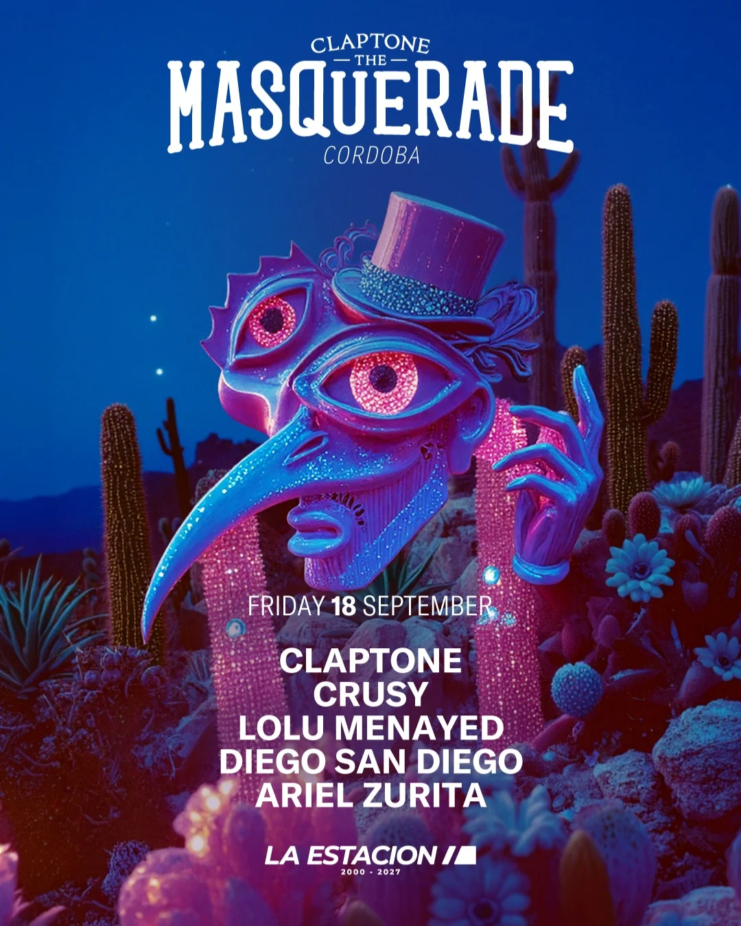 Flyer de CLAPTONE, 18.09.2026